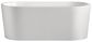 Prato Matte White Free Standing Acylic Bath 1400*700*560
