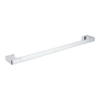 Pearl Single Towel Rail 600mm Chrome