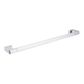 Pearl Single Towel Rail 600mm Chrome