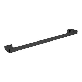 Pearl Single Towel Rail 600mm Matte Black