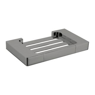 Pearl Soap Dish Holder Gun Metal
