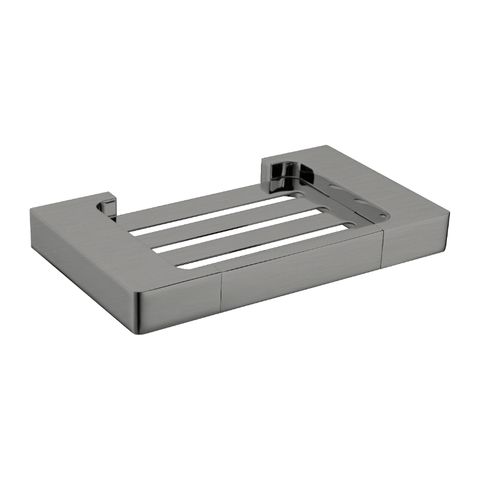 Pearl Soap Dish Holder Gun Metal