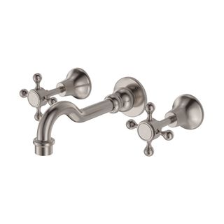 Lillian Shepherds Crook Bath Set Brushed Nickel
