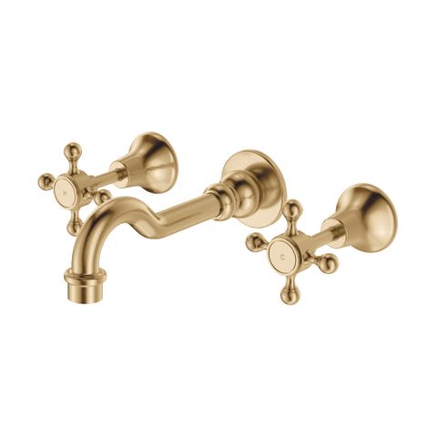 Lillian Shepherds Crook Bath Set Urban Brass