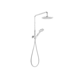 Victoria Twin Shower 250mm Overhead Shower with Handshower Chrome