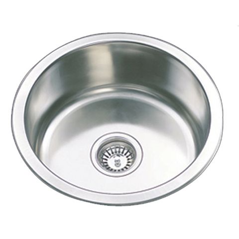 Cooma Round Sink 430 X 180 Stainless Steel
