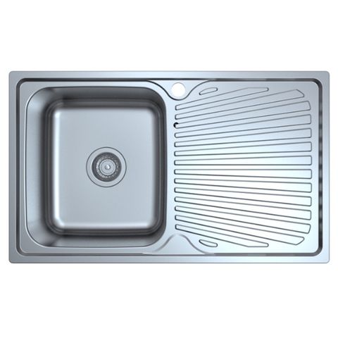 Otus Single Bowl 800 With Right Drainer Left Hand Bowl