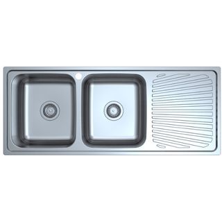 Otus Double Bowl & Single Drainer Sink 1180 Left Hand Bowl