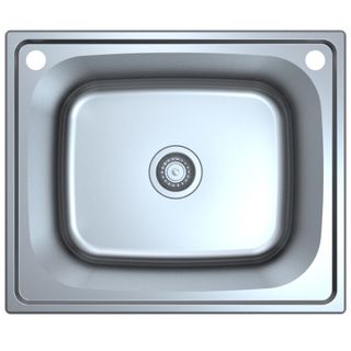 Otus 45L Drop Laundry Sink With Bypass 600 X 500 X 250
