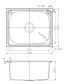 Otus 45L Drop Laundry Sink With Bypass 600 X 500 X 250