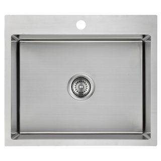Cora Undermount Single Bowl Laundry Sink 45L 530 X 400 1Taphole