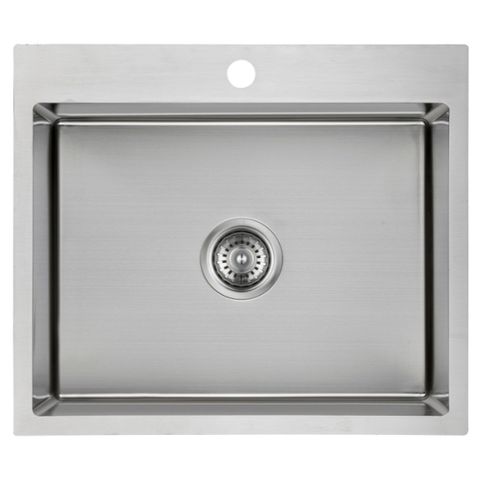 Cora Undermount Single Bowl Laundry Sink 45L 530 X 400 1Taphole