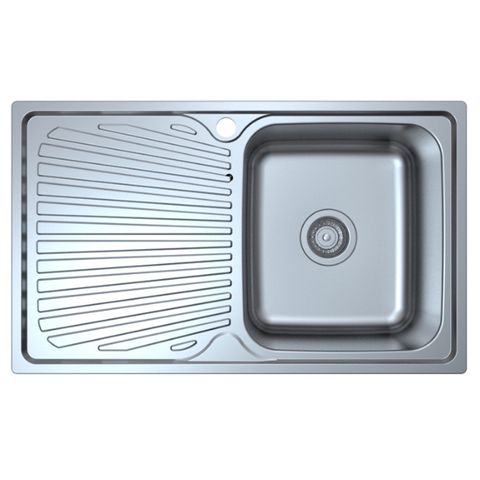 Otus Single Bowl 800 With Left Drainer Right Hand Bowl