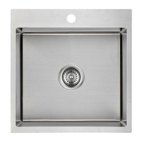 Cora Undermount Single Bowl Laundry Sink 35L 480 X 500 1 Taphole