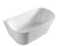 Cortona Gloss White Free Standing Back To Wall Acylic Bath 1700*800*580