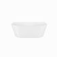 Cortona Matte White Free Standing Back To Wall Acylic Bath 1700*800*580
