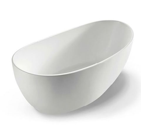 Gubbio Gloss White Free Standing Acylic Bath 1500*750*680