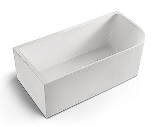 Modica Gloss White Free Standng Corner Acylic Bath /Left Corner 1400*730*560