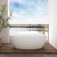 Versilia Matte White Free Standing Acylic Bath 1700*820*580