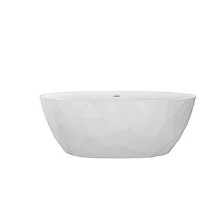 Diamente Matte White Free Standing Acylic Bath 1690*800*620