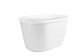 Rotondo Gloss White Free Standing Acylic Bath 1200*720*650
