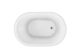 Rotondo Gloss White Free Standing Acylic Bath 1200*720*650