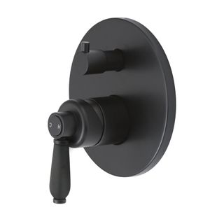 Eleanor Wall Mixer Diverter Matte Black