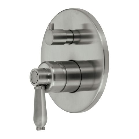 Eleanor Wall Mixer Diverter Brushed Nickel