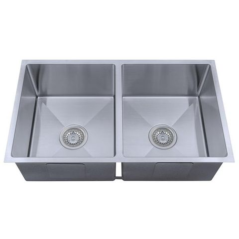 Tropea Double Bowl 760x440x230 Stainless Steel