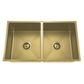 Tropea Double Bowl 760x440x230 Brushed Gold