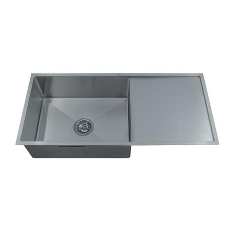 Tropea Single Bowl W/ Drainer Sink 980W X 440D X 230H 304 Stainless Steel