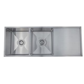 Tropea Double Bowl 1140x440x230 Stainless Steel