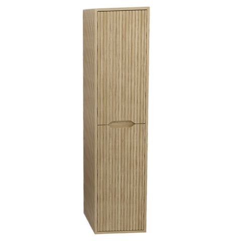 Nimis Wall Hung Tall boy Natural Beechwood 350x450x1500mm