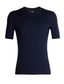 Icebreaker Men's Merino 200 Oasis Crewe - Short Sleeve - Black