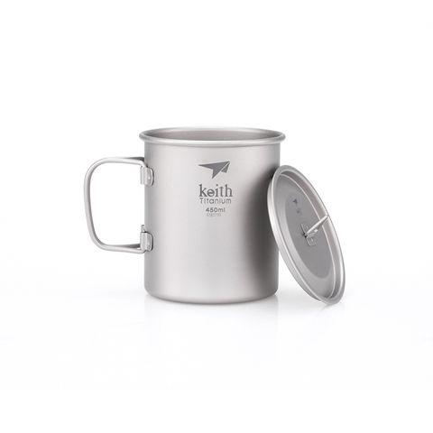 Keith Single Wall Titanium Mug 450ml