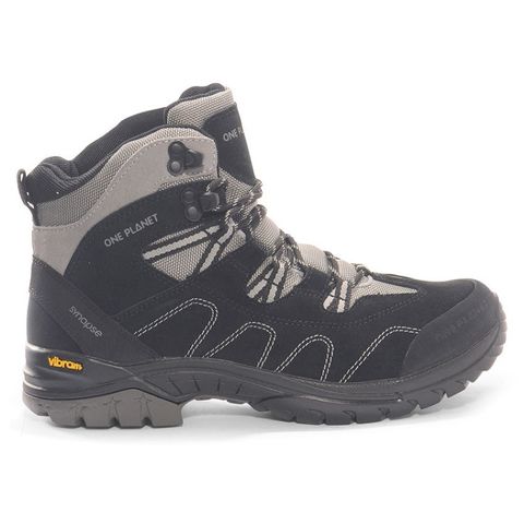 One Planet Unisex Cobbler Boot Black/grey