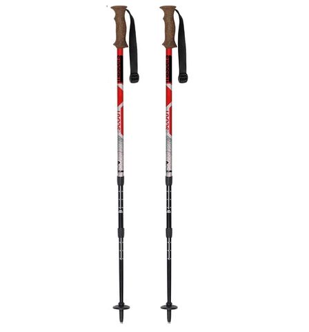 Masters Scout Red Walking Poles Pair