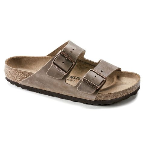 Birkenstock Arizona Oiled Leather - Narrow - Tabacco Brown