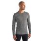 Icebreaker Men's Merino 200 Oasis Crewe - Gritstone Heather
