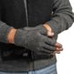 Koru Fingerless Gloves Grey