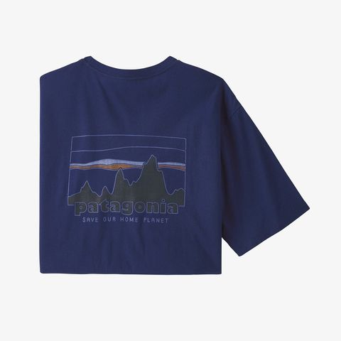 Patagonia Skyline Organic T-shirt - Sound Blue