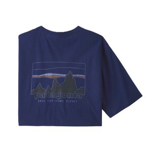 Patagonia Men's Skyline Organic T-shirt - Sound Blue