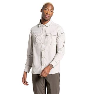 Craghoppers Nosilife Adventure 2 Long Sleeved Shirt - Parchment