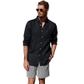 Academy Brand Hampton Linen Shirt - Black