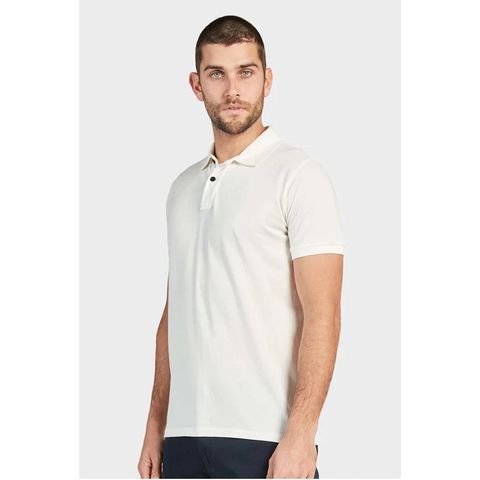 Academy Brand Polo Shirt - White