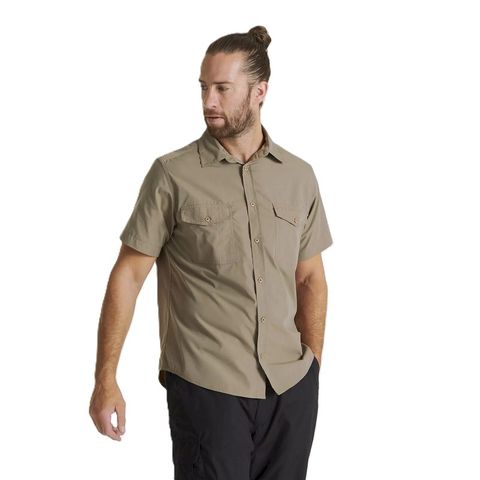 Craghoppers Kiwi Ss Shirt - Pebble