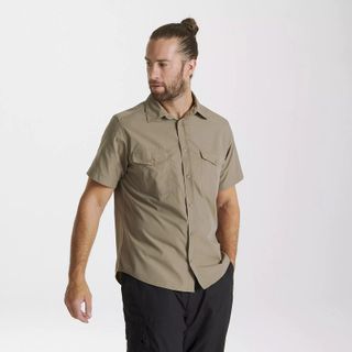 Craghoppers Kiwi Ss Shirt - Pebble