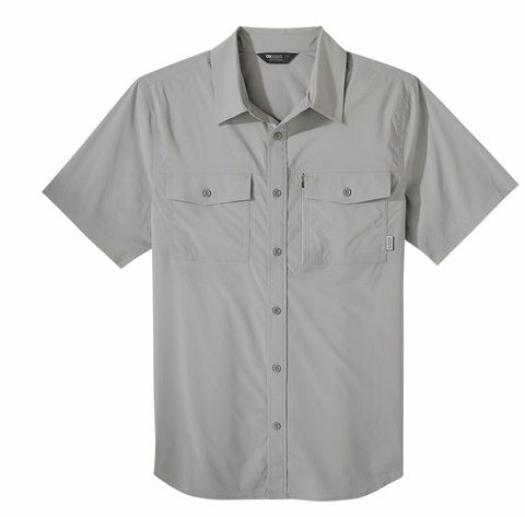 Or M Way Station S/s Shirt Pewter Heather