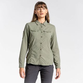 Craghoppers Nosilife Adventure Long Sleeve Shirt - Soft Moss
