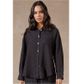 The Academy Brand Hampton L/s Linen Shirt - Black